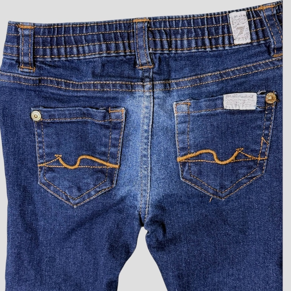 7 For All Mankind Baby Girl Jeans Size 24M Dark Wash Denim Skinny
Stretch - Picture 5 of 7